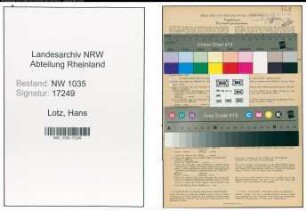 Entnazifizierung Hans Lotz , geb. 20.05.1907 (Techniker)