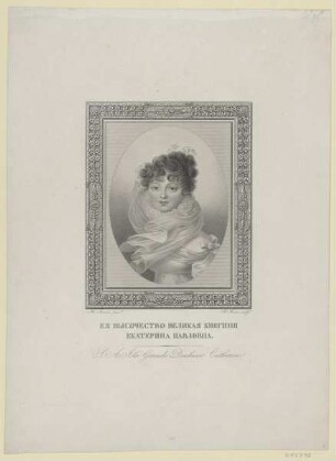 Bildnis der Grande-Duchesse Catherine