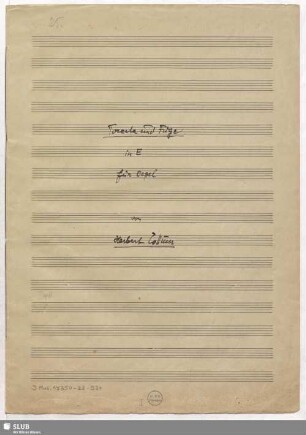 Toccatas and Fugues - D.Mus.15350-ZZ-534 : org : E