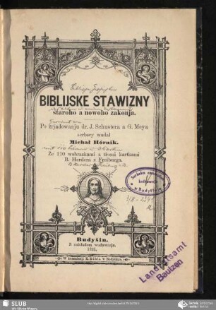 Biblijske stawizny staroho a nowoho zakonja