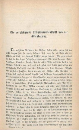 225-237 Die vergleichende Religionswissenschaft und die Offenbarung