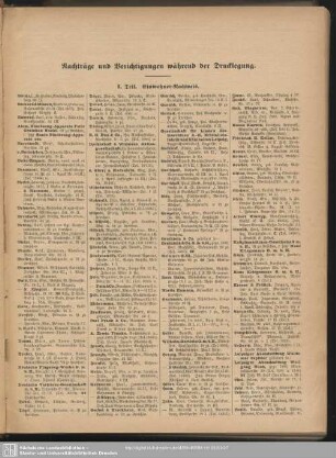 Nachträge und Berichtigungen während der Drucklegung