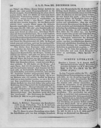 Goltzsch, E. T.: Organismus des Sprachunterrichts in der Volksschule. Essen: Bädeker 1833