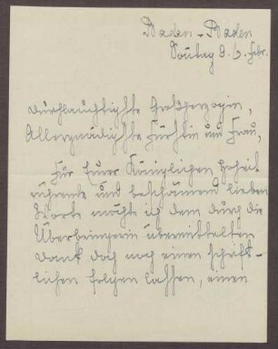 Schreiben von Emilie Göler an die Großherzogin Luise; Ausgabe der Victoria-Pensionats-Zeitung
