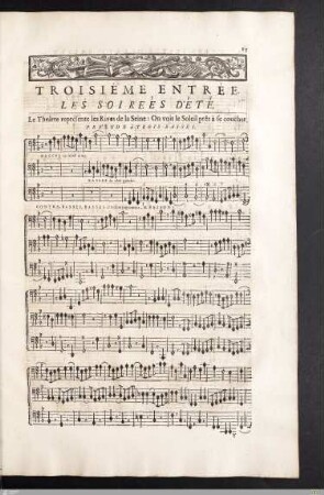 Troisième Entrée