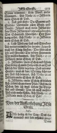 Von der Aufferstehung Jesu Christi. - Von der Himmelfahrt Jesu Christi.