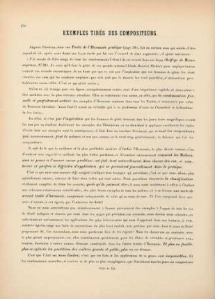 Exemples tirés des compositeurs