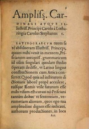 Collatio Latinae linguae cum graeca ... ex Prisciano
