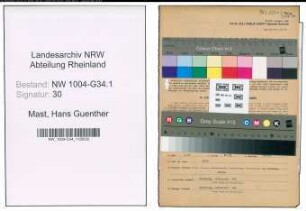 Entnazifizierung Hans Guenther Mast , geb. 19.01.1919 (Arzt)