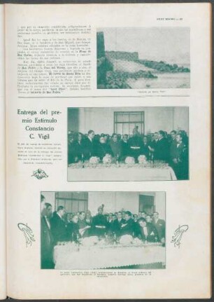 Entrega del premio Estímulo Constancio C. Vigil