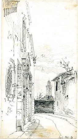 Döllgast, Hans; Italien u.a.; Reisezeichnungen - Perspektivische Ansicht