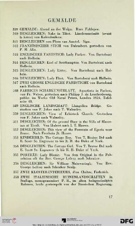 Gemälde (Nr. 339-379)