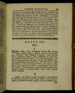 Caput VIII. Pestis.