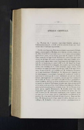 Afrique Centrale.