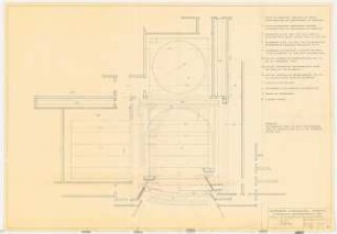 Schauspielhaus, Hannover Wettbewerb: Grundriss Bühne 1:100, (Ausschreibungsunterlage)