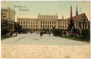 Gruss aus Leipzig. Universität.