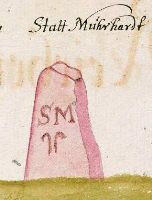 Murrhardt, Kloster WN (Reichenberger Forst, Marksteinzeichen I)