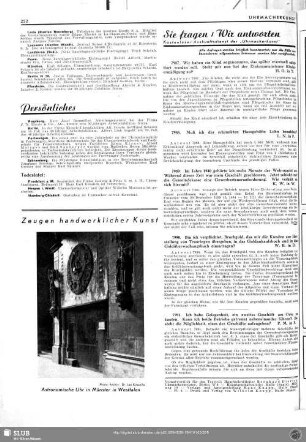 Astronomische Uhr in Münster in Westfalen