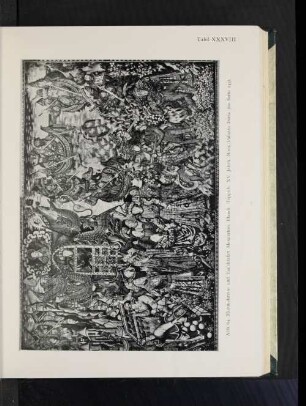 Abb. 64. Himmelsreise und Tauchfahrt Alexanders, Flandr. Teppich, XV. Jahrh. Rohm, Palazzo Doria (zu Seite 245).