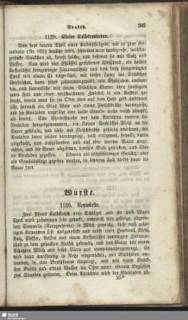16. Würste