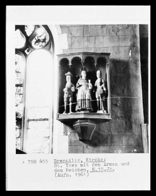 Saint Yves mit dem Armen und dem Reichen