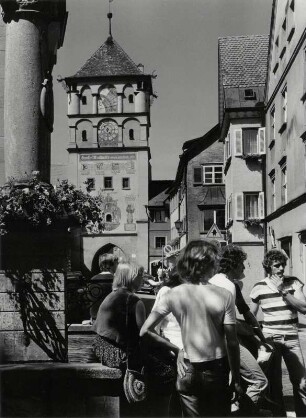 Die Innenstadt von Wangen, autofrei