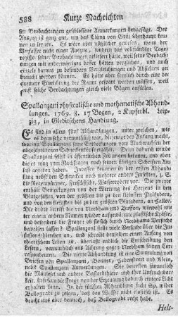 Physicalische und mathematische Abhandlungen.