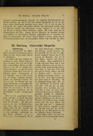 Litterarischer Wegweiser
