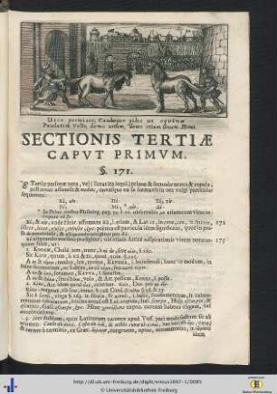 Sectionis Tertiae.