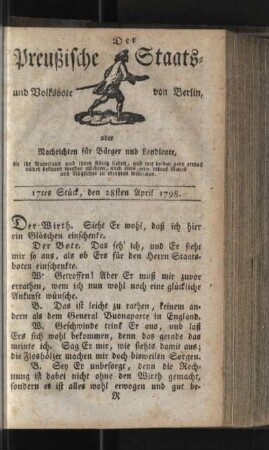 17tes Stück, den 28sten April 1798