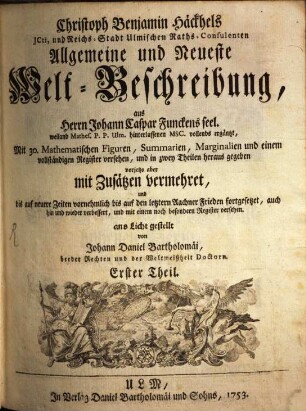 Allgemeine Welt-Beschreibung, 1