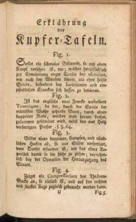 Erklärung der Kupfer-Tafeln