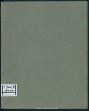 Erste Sonate : g-moll; op. 5
