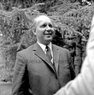 CDU: Bürgerpark: Naturtheater: Kundgebung zur Bundestagswahl am 19. September 1965: CDU-Bundestagskandidat Olaf von Wrangel: 11. August 1965