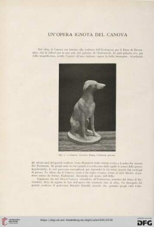 29: Un´ opera ignota del Canova
