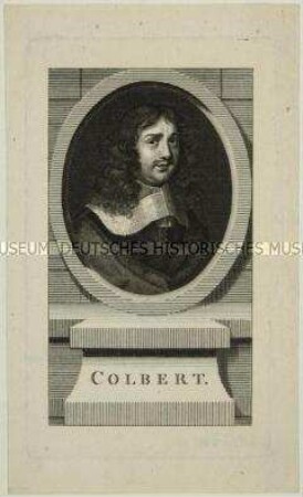 Porträt des französischen Finanzministers Jean Baptiste Colbert