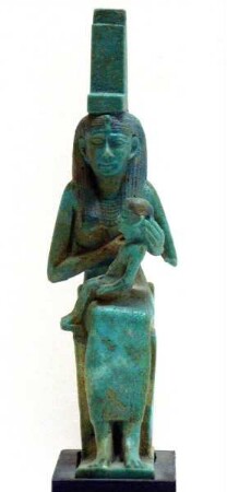 Amulett (Isis mit dem Horusknaben)