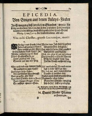 57-73, Von einigen aus denen Amtps-Flecken...