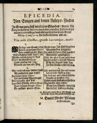 57-73, Von einigen aus denen Amtps-Flecken...
