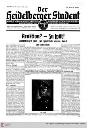 Wintersemester 1937/38 (80. Halbjahr)