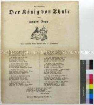 Maueranschlag "Der König von Thule"