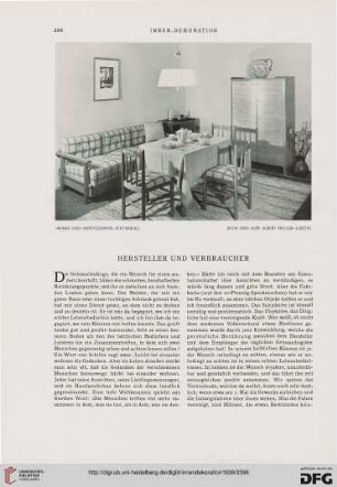 Hersteller und Verbraucher