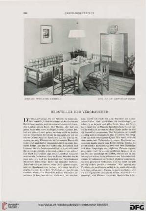 Hersteller und Verbraucher