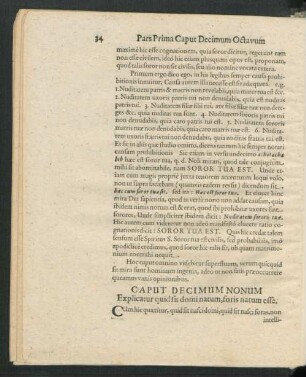 Caput Decimum Nonum. Explicatur quid sit domi natum, soris natum esse.