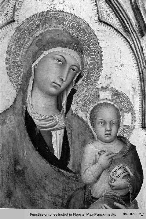 Polyptychon aus San Domenico (Monaldeschi-Polyptychon) : Madonna mit Kind