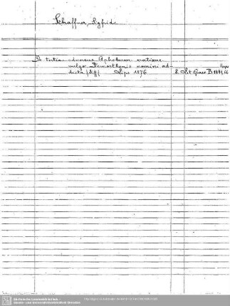 Schaffner, Sigfrid