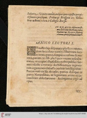 Amico Lectori S.