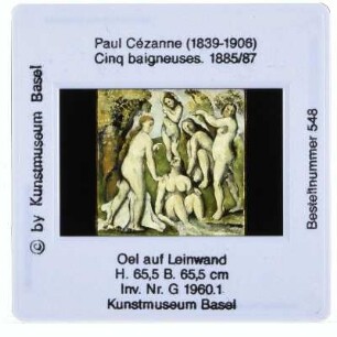 Cézanne, Fünf Badende,Cézanne, Badende (Serie)