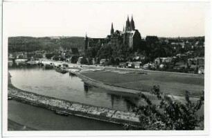 Meißen. Blick von Proschwitz auf Meißen