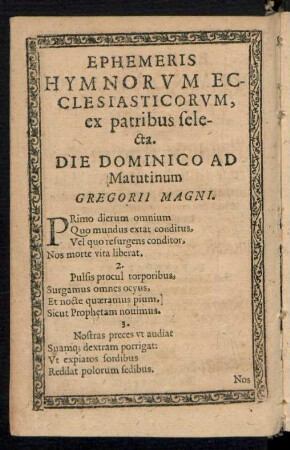 Die Dominico ...